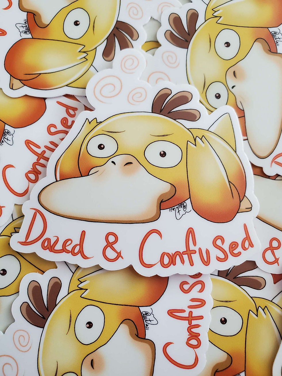 Psyduck 'Dazed & Confused' | Sticker