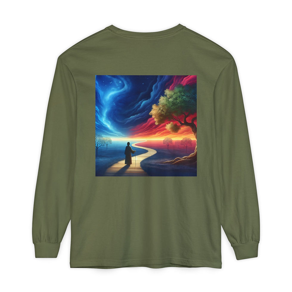 Thumbnail: Long Sleeve T-Shirt Live Your Truth Design