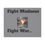 Thumbnail: ("Fight Madness Fight War") Matte Canvas