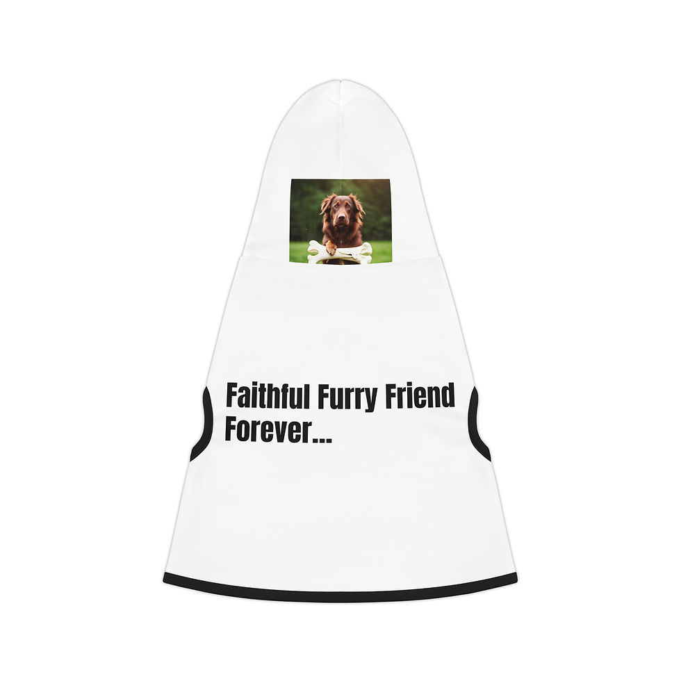 Thumbnail: ("Faithful Furry Friend Forever") Pet Hoodie