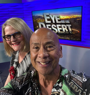 KESQ Interview with Simeon Den & Annie Reutinger discussing upcoming events at the Artists Center