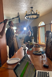 Behind the scenes