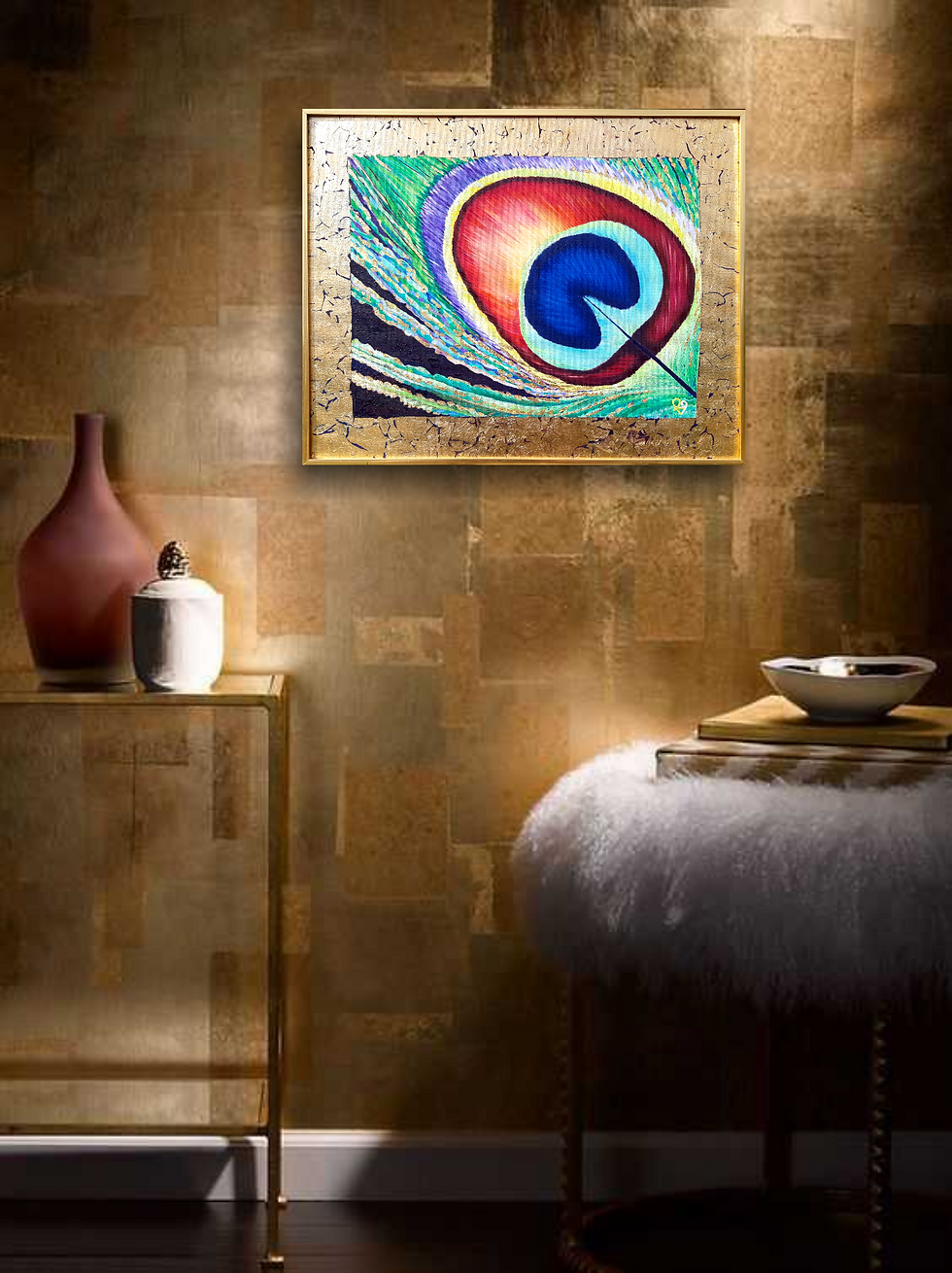 Миниатюра: Картина "Перо павлина. Благородство"