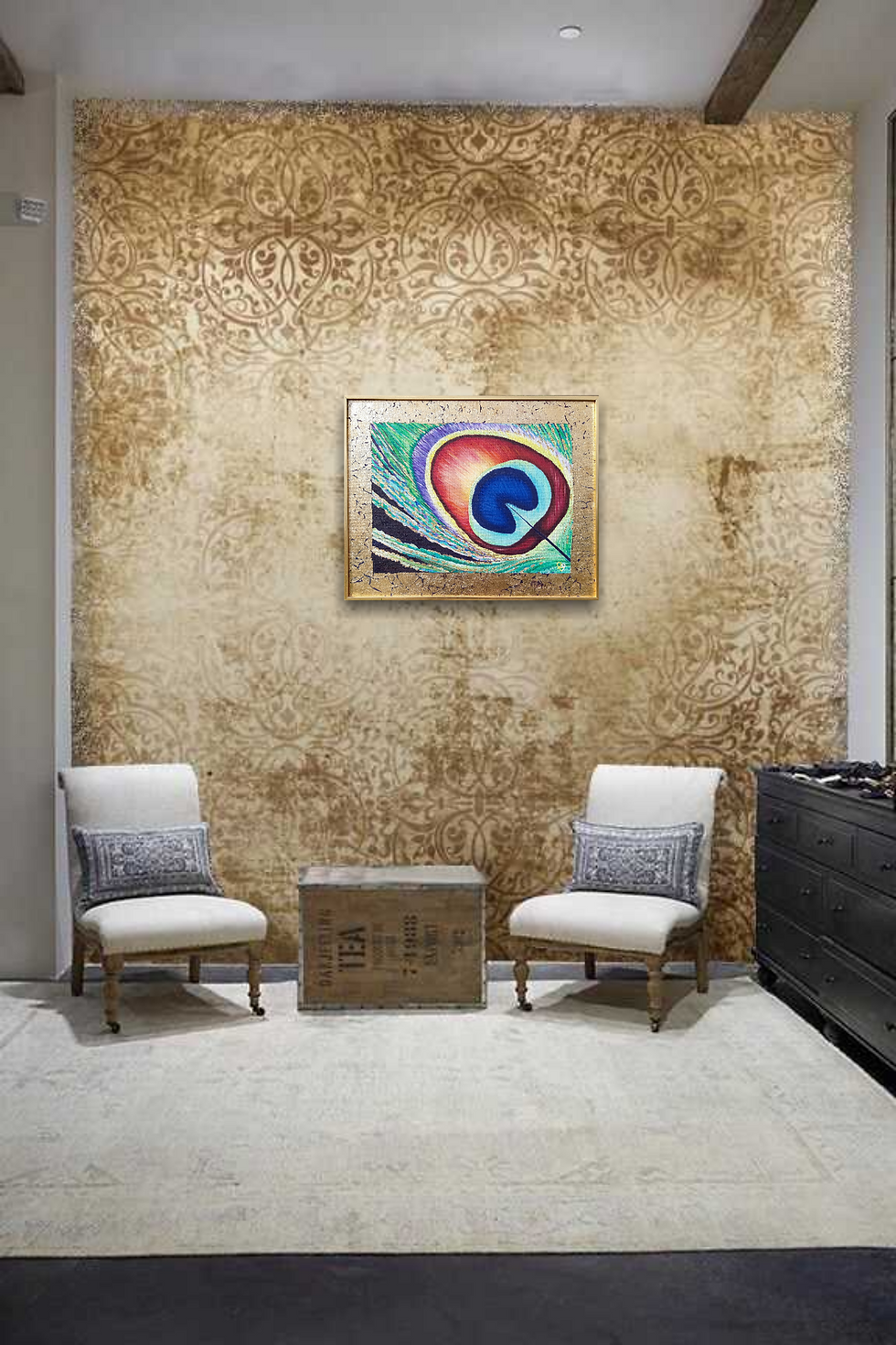 Миниатюра: Картина "Перо павлина. Благородство"