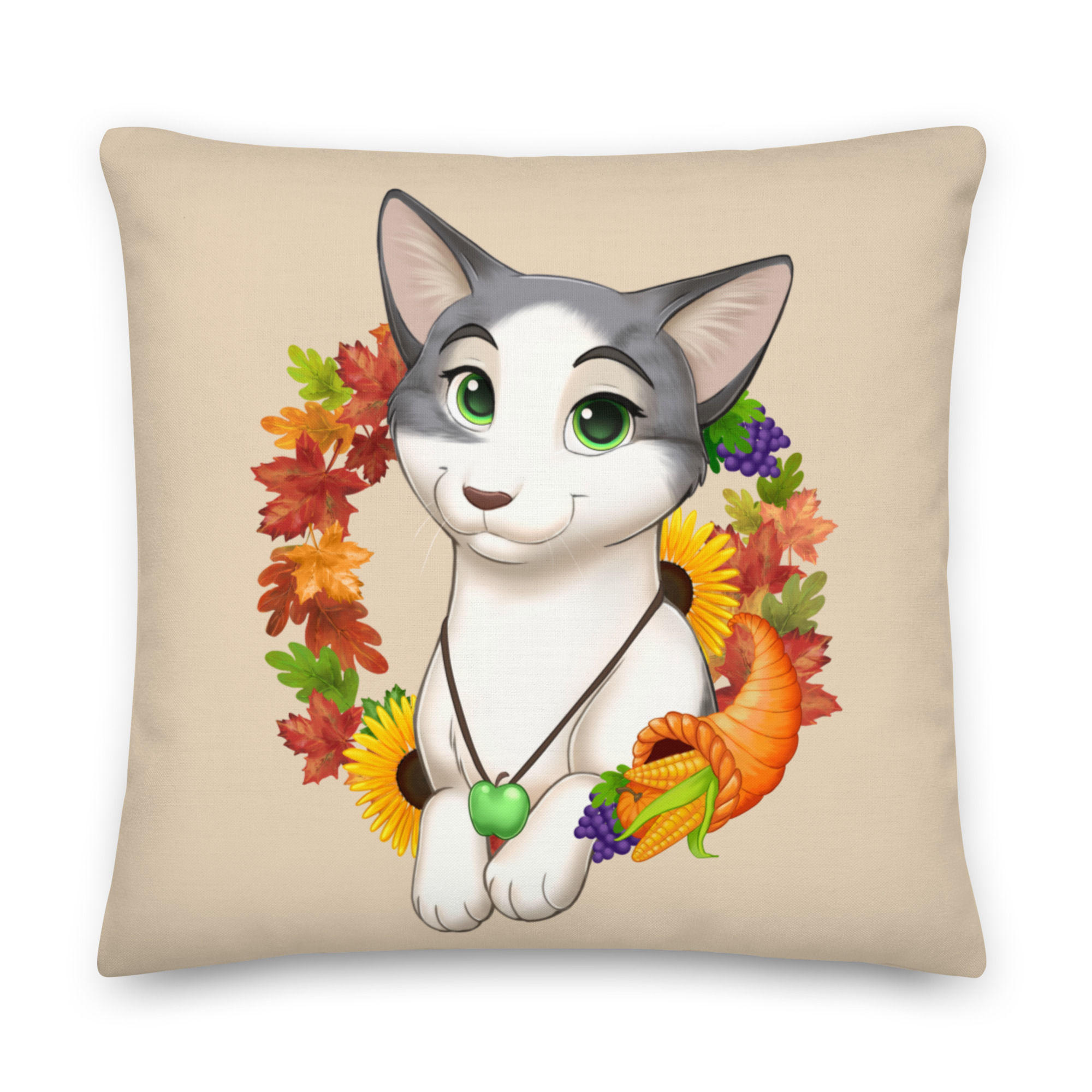 Apple Autumn Pillow