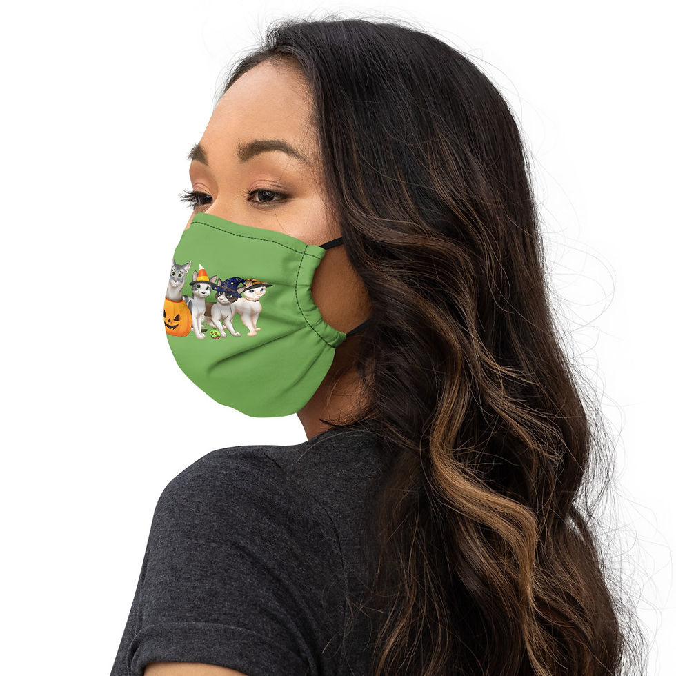 Thumbnail: The Cats and Crew Halloween Mask Green