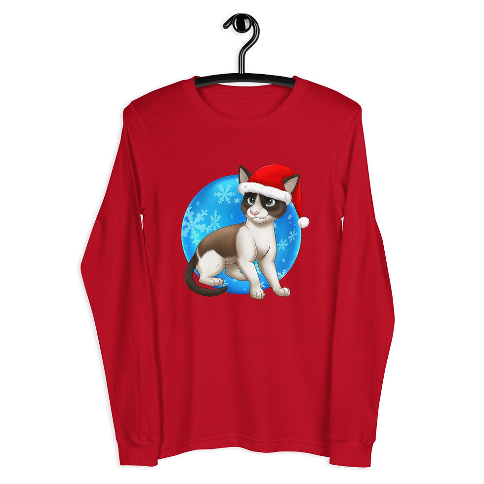Thumbnail: Winter Long Sleeve Christmas Shirt Snow Globe