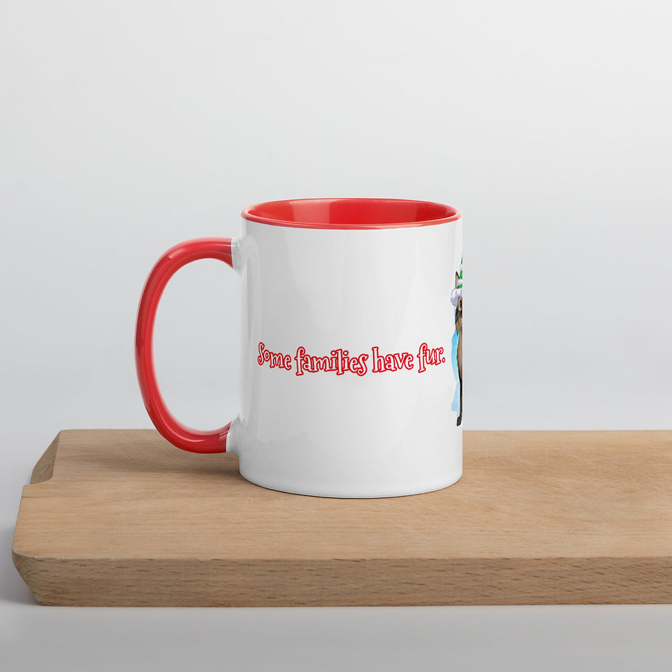 Thumbnail: "Some families have fur." Christmas Mug