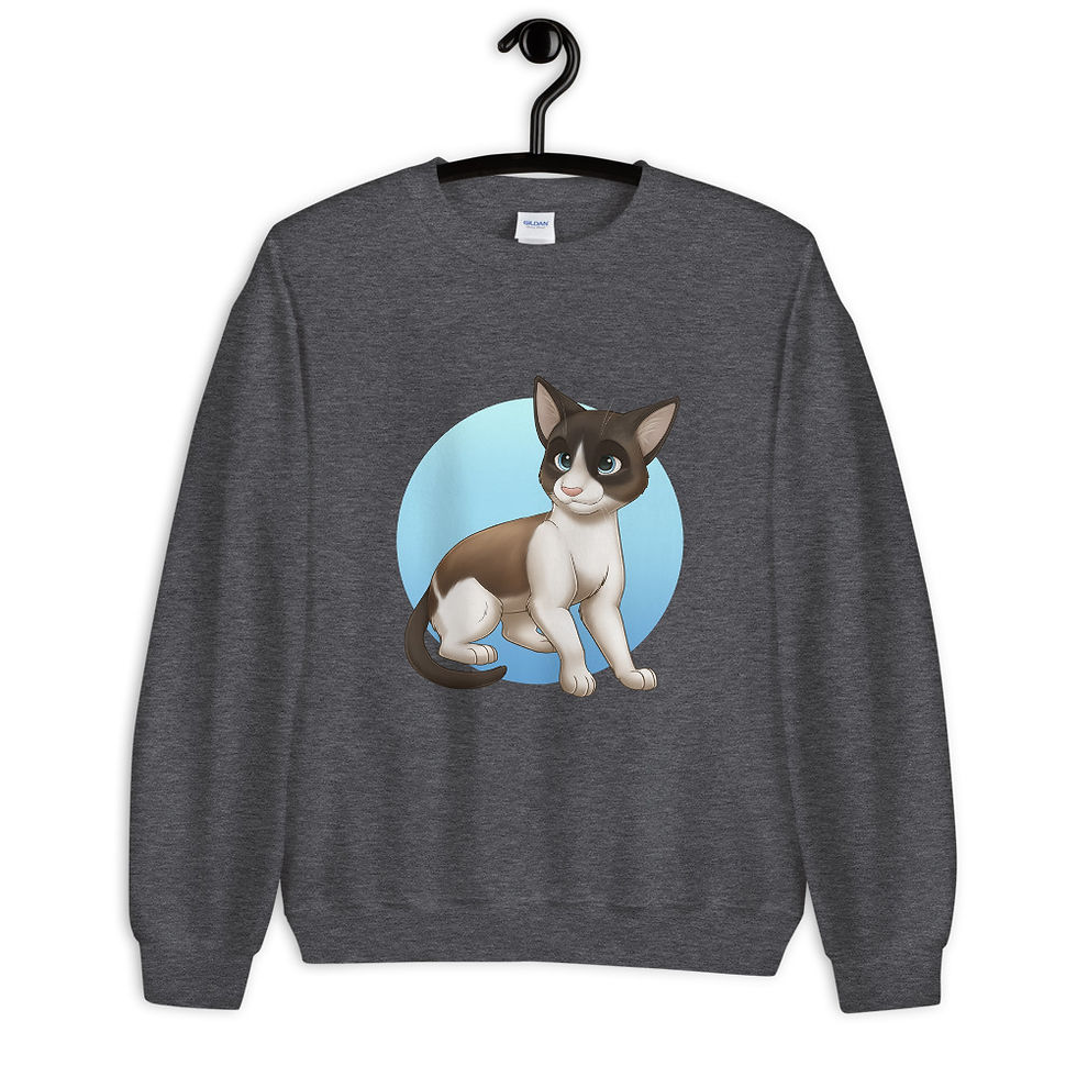 Thumbnail: Winter Sweatshirt Circle Background