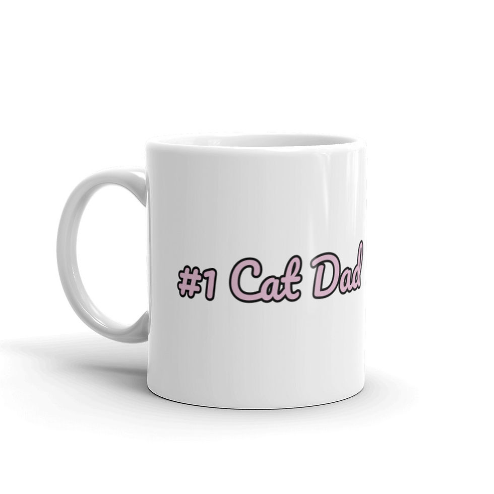 Thumbnail: "#1 Cat Dad" Apple Mug