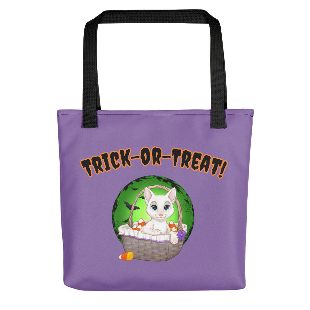 Ellen Trick-or-Treat Tote Bag Purple