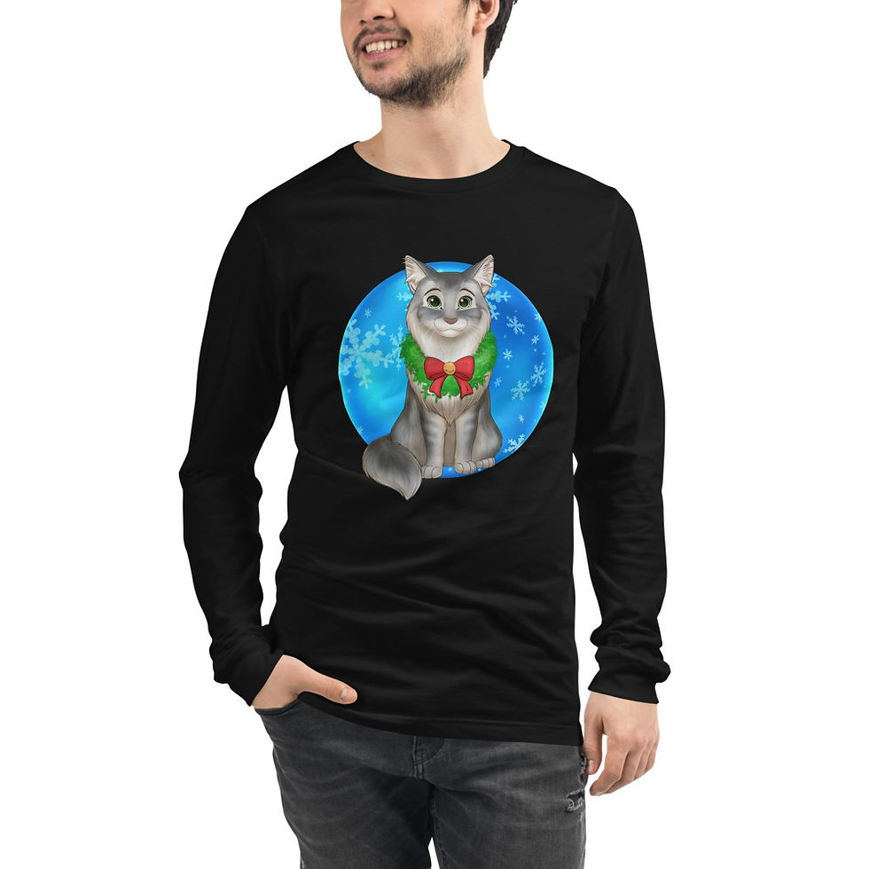 Thumbnail: Rockie Long Sleeve Christmas Shirt Snow Globe