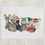 Thumbnail: The Cats and Crew Christmas Blanket (White)