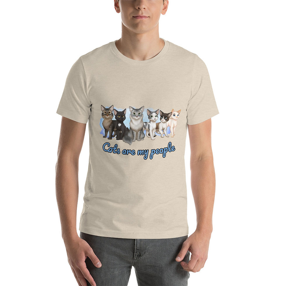 Thumbnail: "Cats are my People" T-Shirt