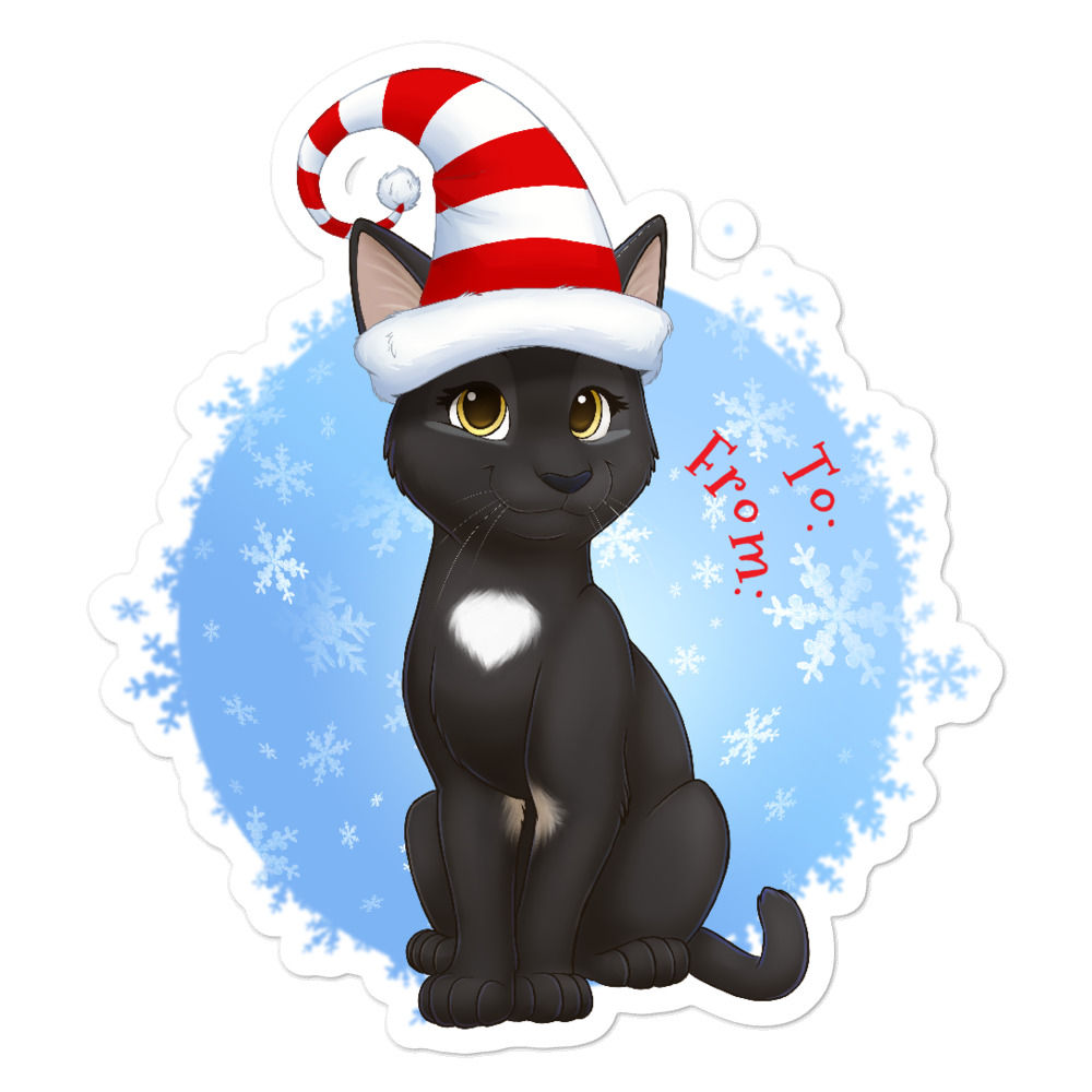 Evie Christmas Gift Label Sticker