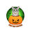 Thumbnail: Rockie Halloween Sticker- "Purr-fect Pumpkin!"