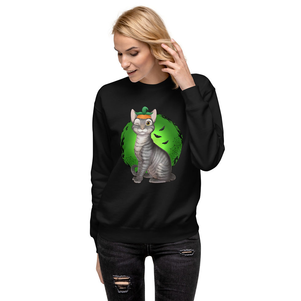 Thumbnail: Frankie Halloween Fleece Pullover