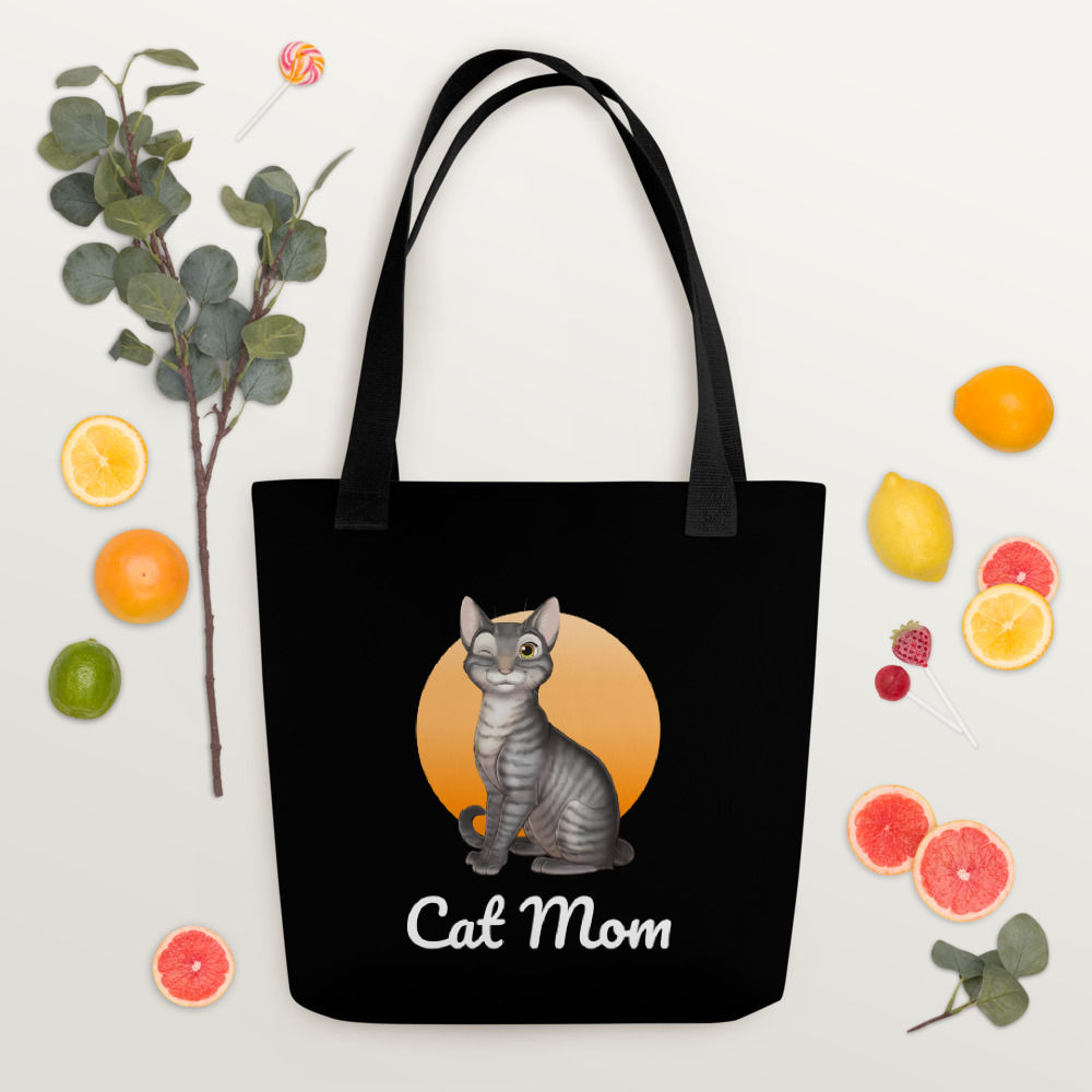 Cat Mom Frankie Tote Bag