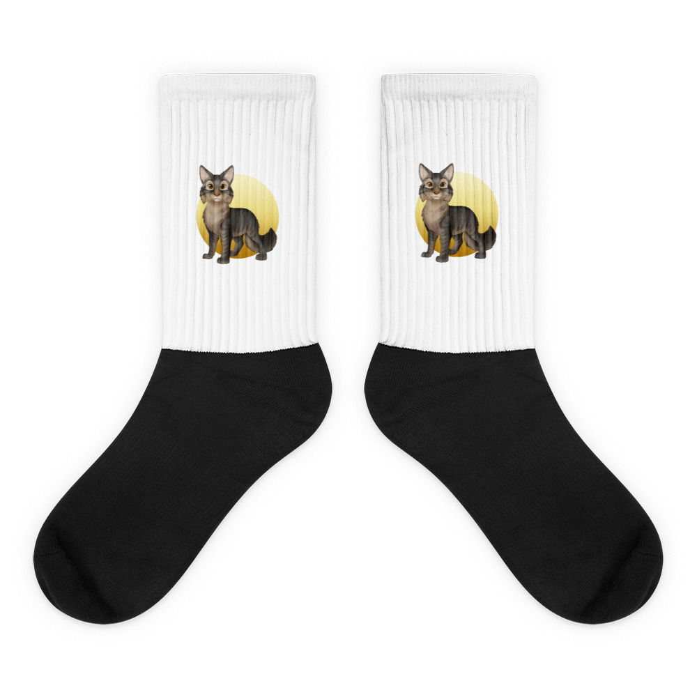 Mario Socks Circle Background