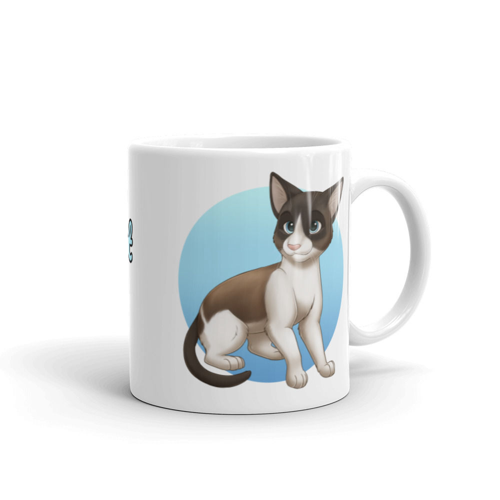 "World's Best Cat Mom" Winter Mug