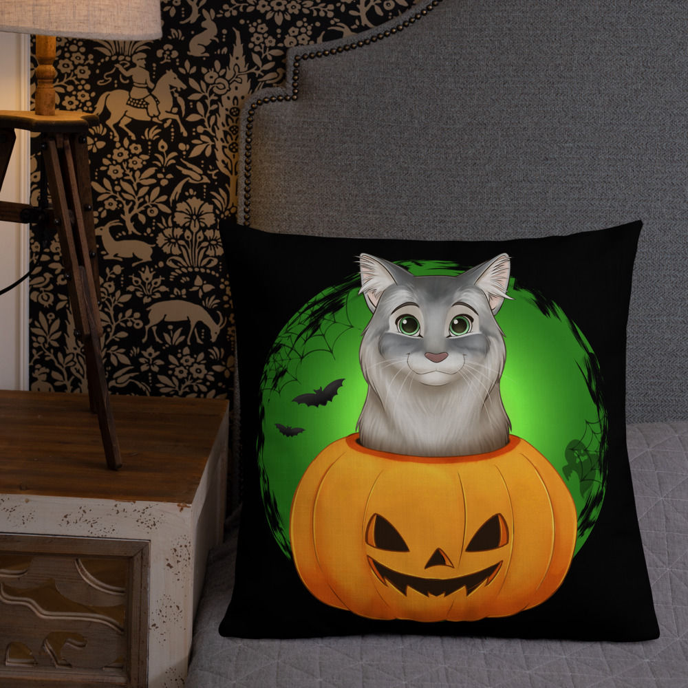 Rockie Halloween Pillow