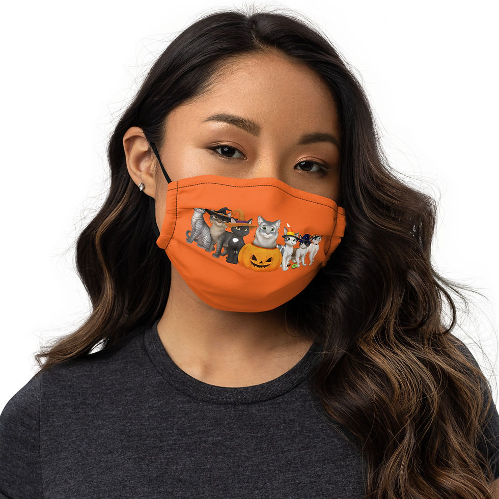Thumbnail: The Cats and Crew Halloween Mask Orange