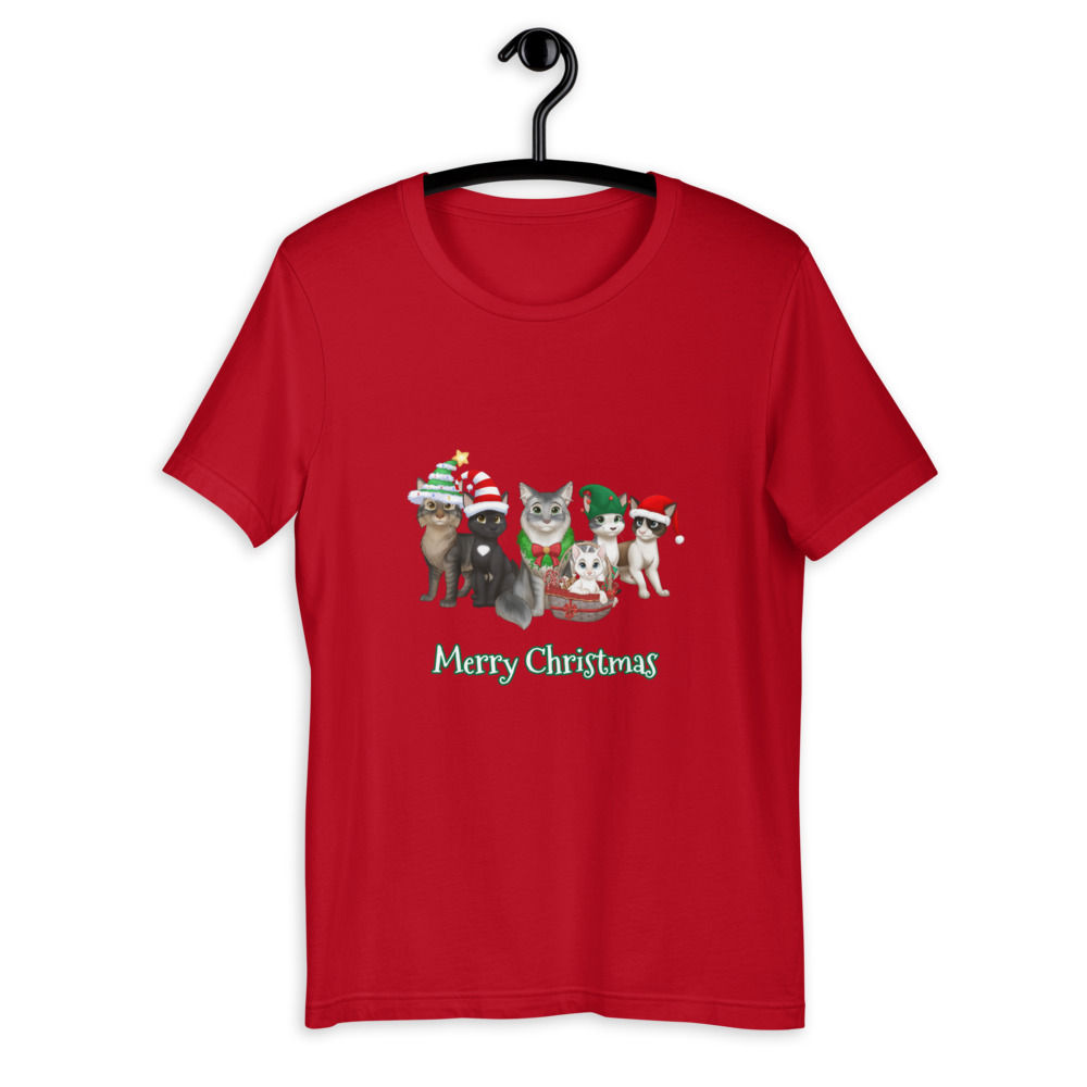 The Cats and Crew Christmas T-Shirt- "Merry Christmas"