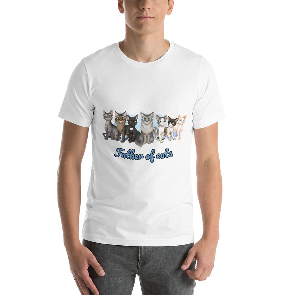 Thumbnail: "Father of cats" T-Shirt