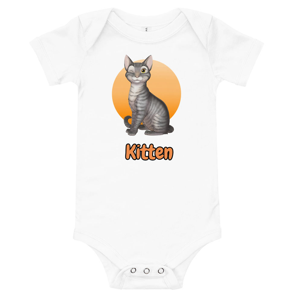 Thumbnail: "Kitten" Frankie Baby One Piece 