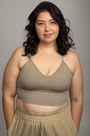 Azalia Ortiz, actriz mexicana. Año 2024. Fotografía.