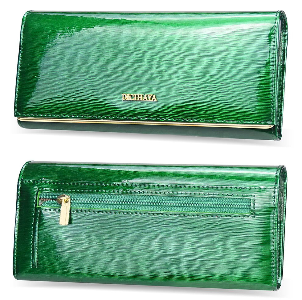 Thumbnail: Genuine Patent Leather Designer Clutch