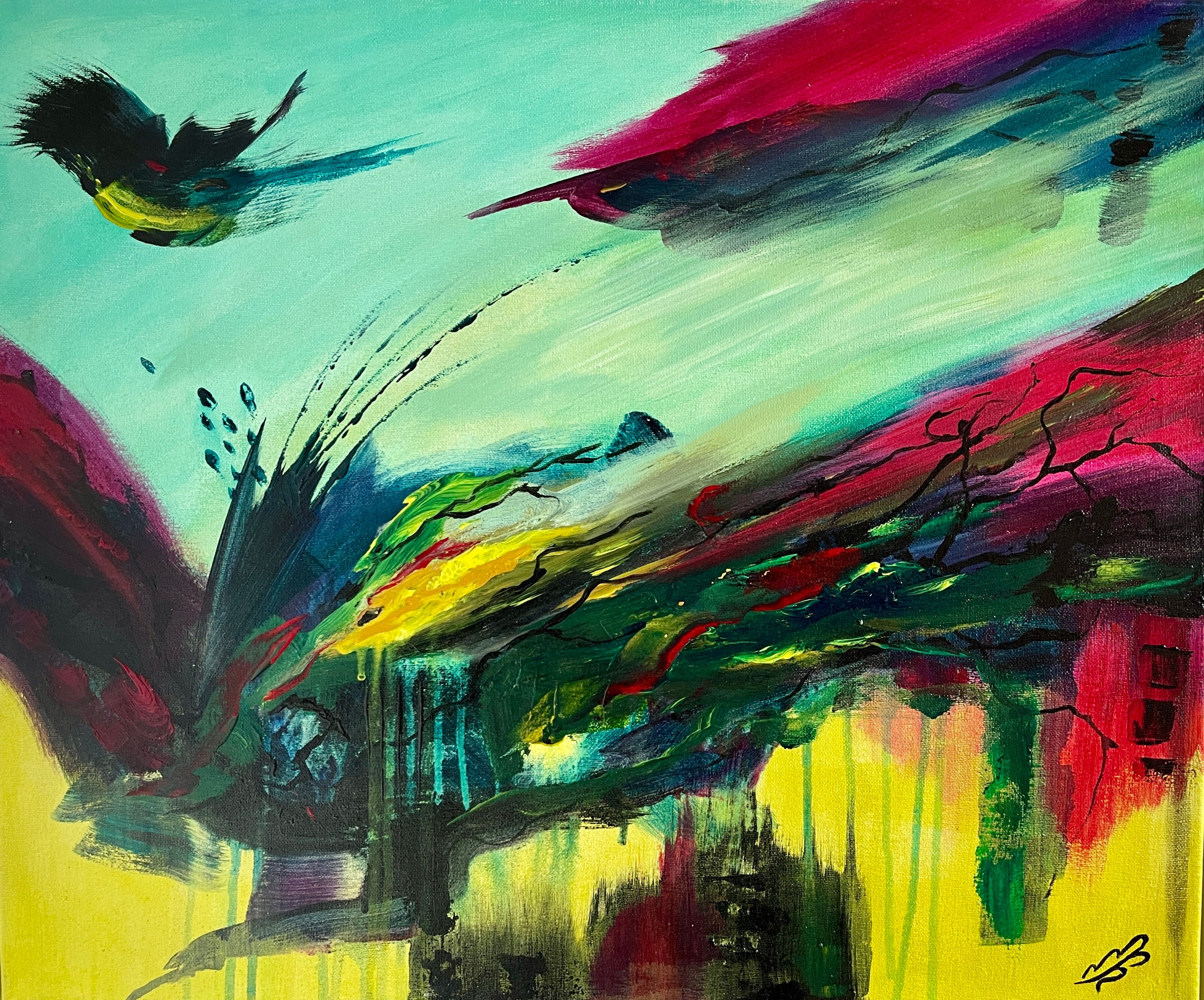 Free from the Void. 64x54 cm