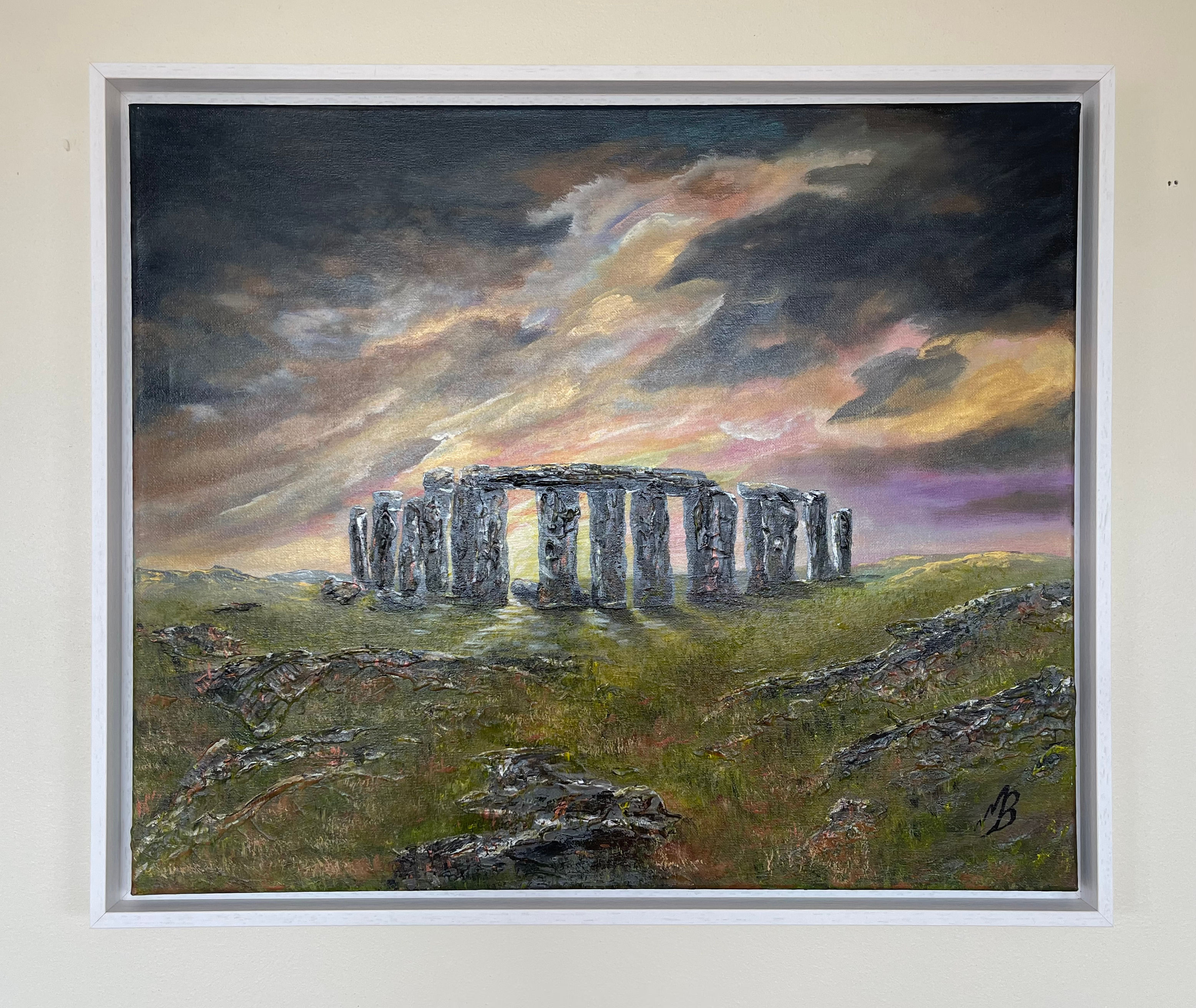 Stormy Sky over Stonehenge in a Frame 64x54cm