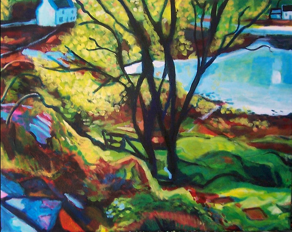 Spring Trees near the Millers