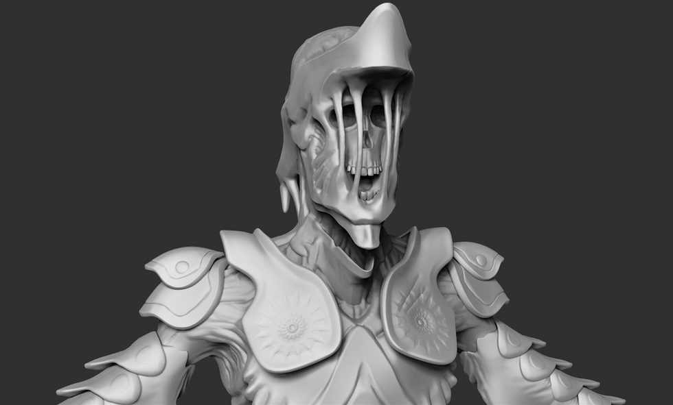 ZBrush HiPoly Bust Render