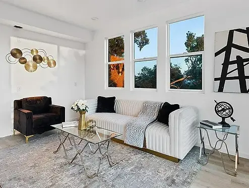 Clairemont modern design black and white