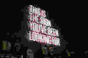 this is the sign you've been looking for