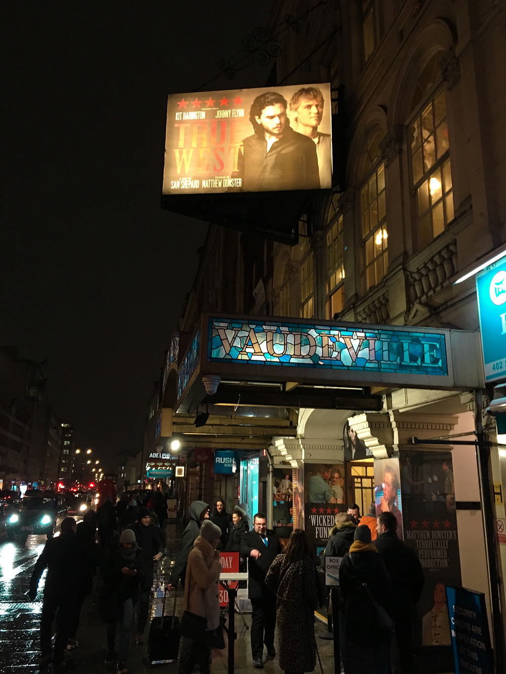 Vaudeville theatre with Kit Harrington in london