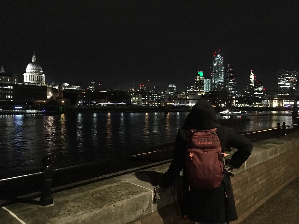 London during nighttime