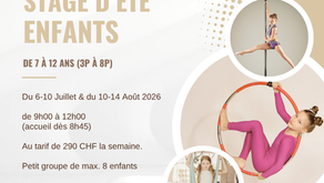 Stages d'été enfants