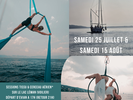 Summer Vibes : Tissu & Cerceau sur Voilier + photoshoot & apéro