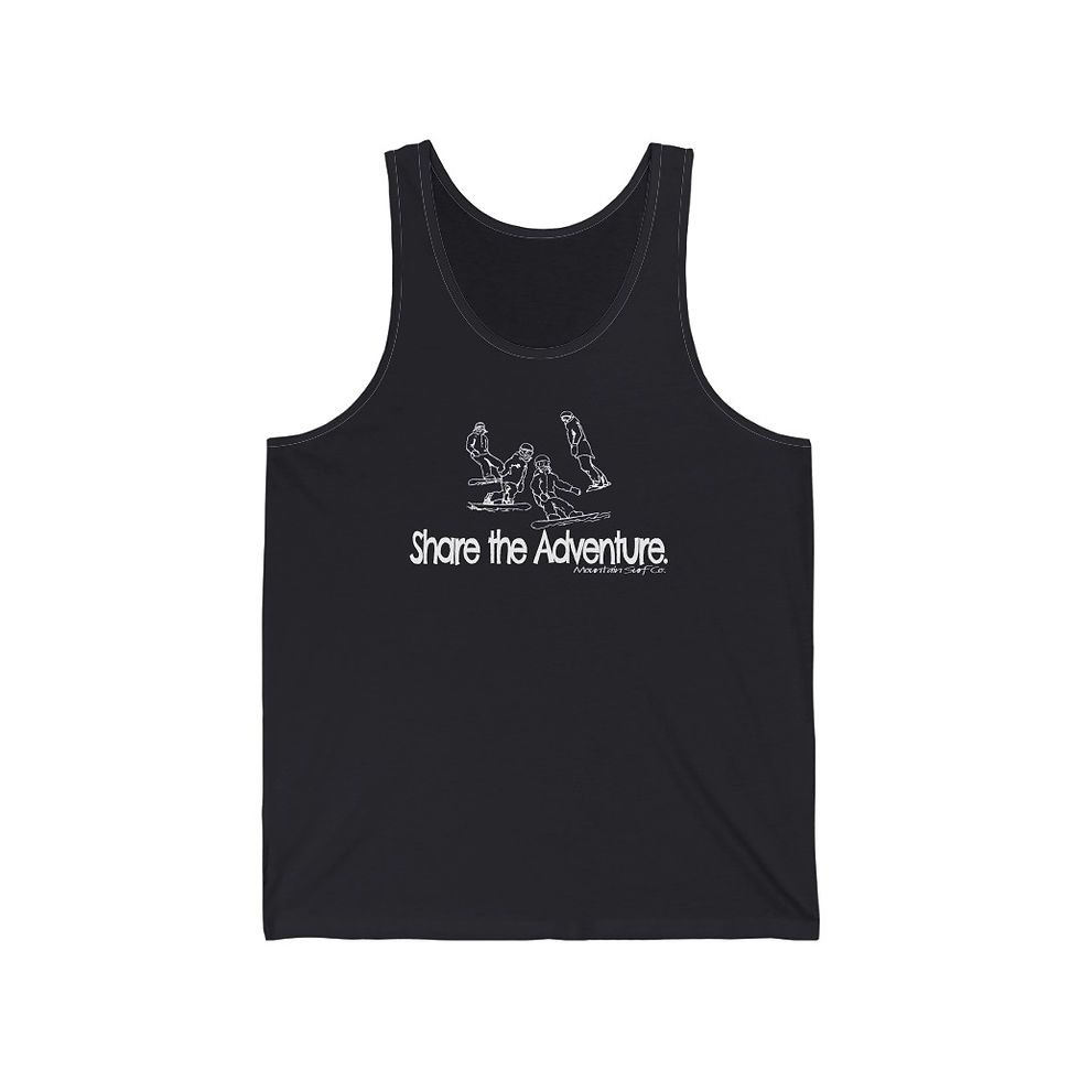 Thumbnail: Share the Adventure - Snowboard - Family // Men’s Tank
