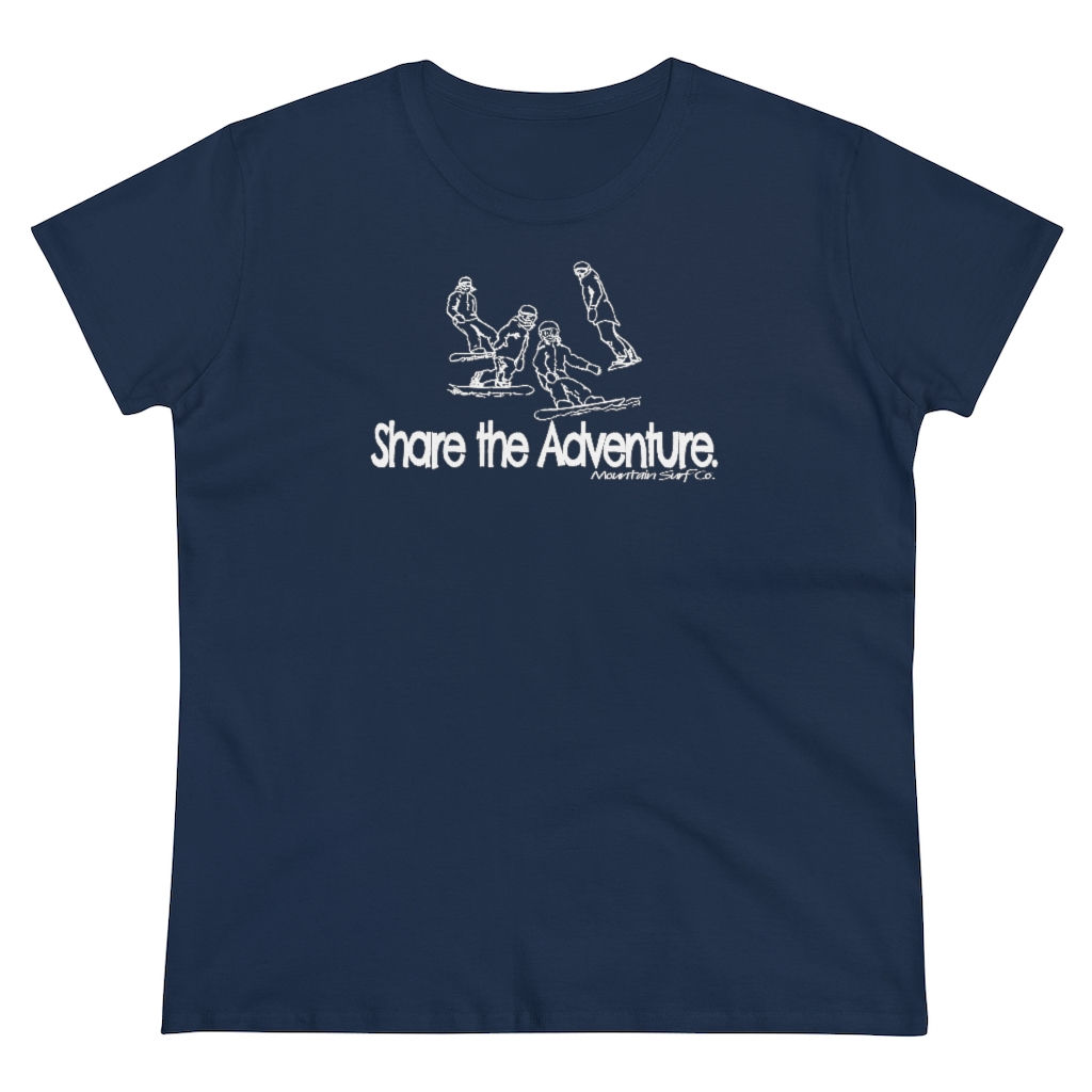 Share the Adventure - Snowboard  - Family // Women’s T-shirt - Classic Fit