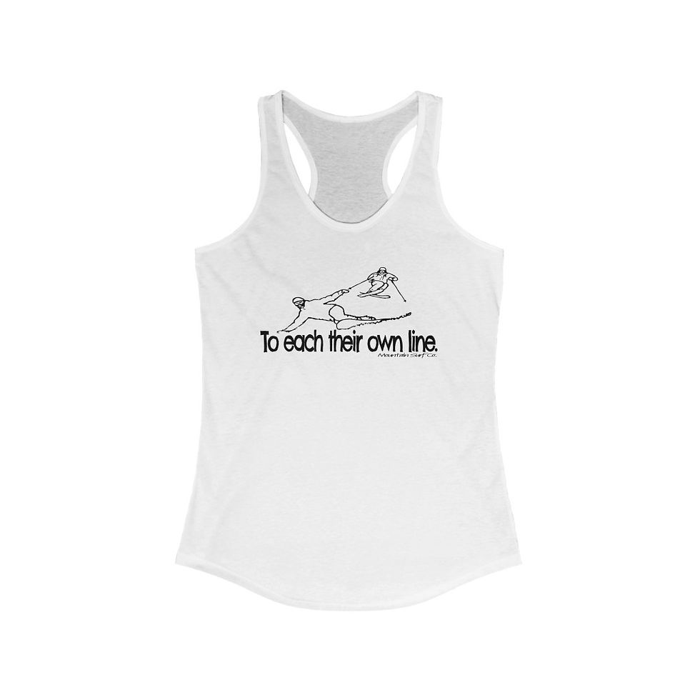 Thumbnail: To Each Their Own Line - Snow // Women’s Tank