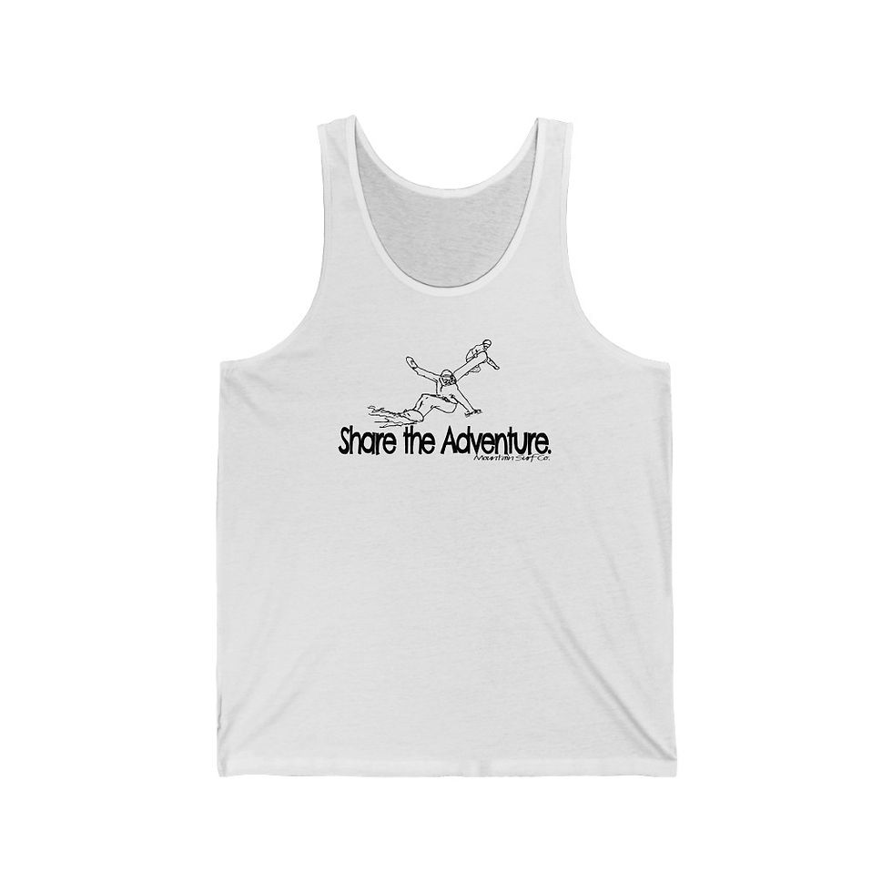 Thumbnail: Share the Adventure - Snowboard - Couple // Men’s Tank