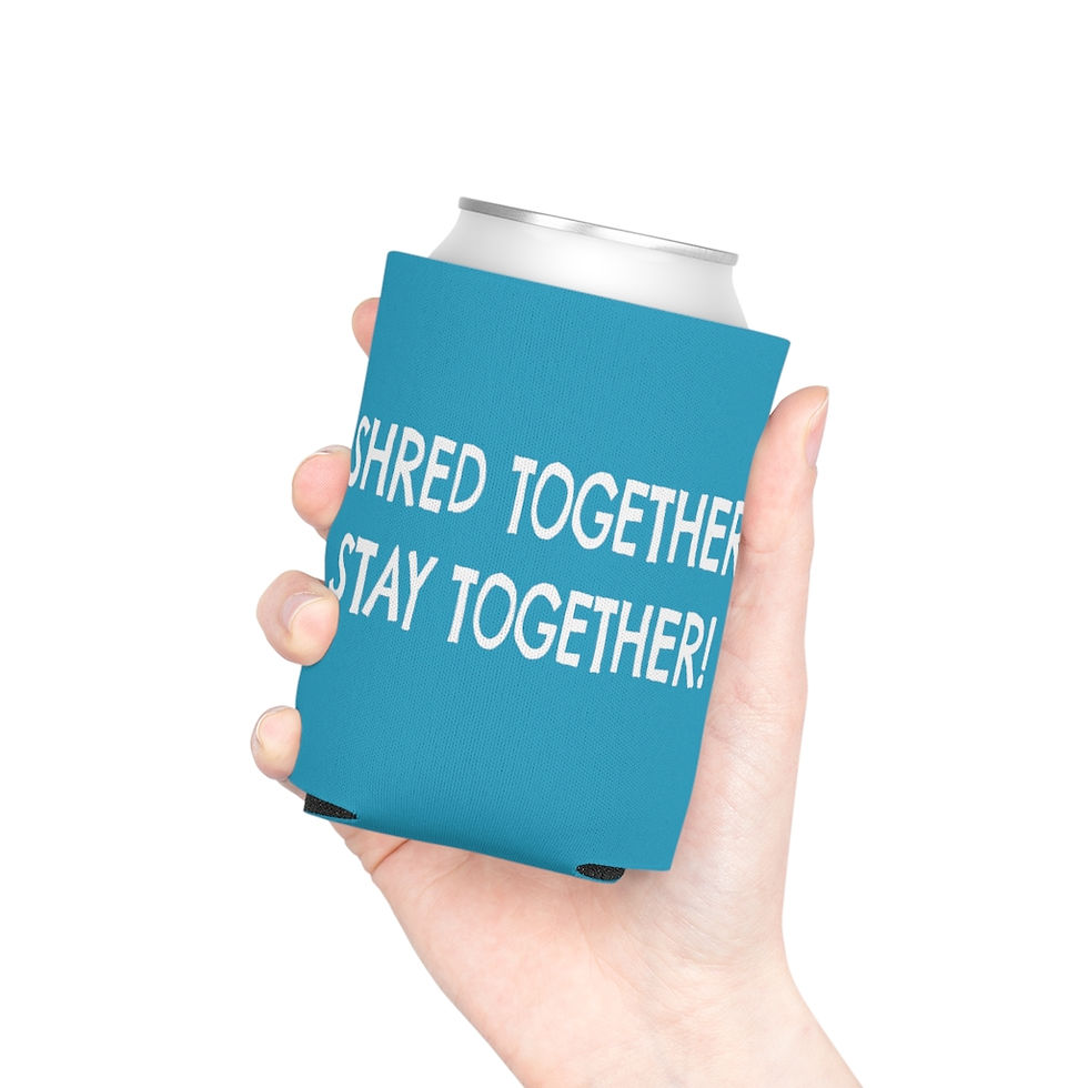 Thumbnail: Koozie - Shred Together Stay Together! - Shaka - Turquoise