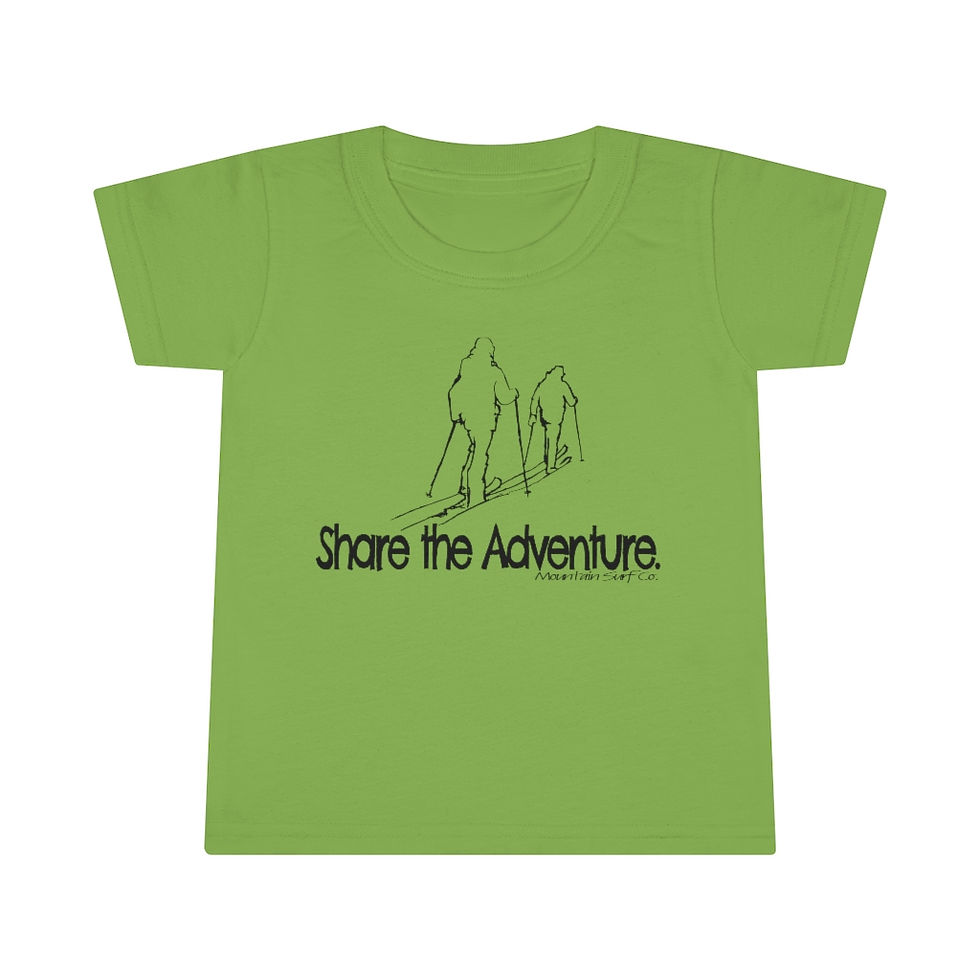 Thumbnail: Share the Adventure - Splitboard // Unisex Toddler T-shirt