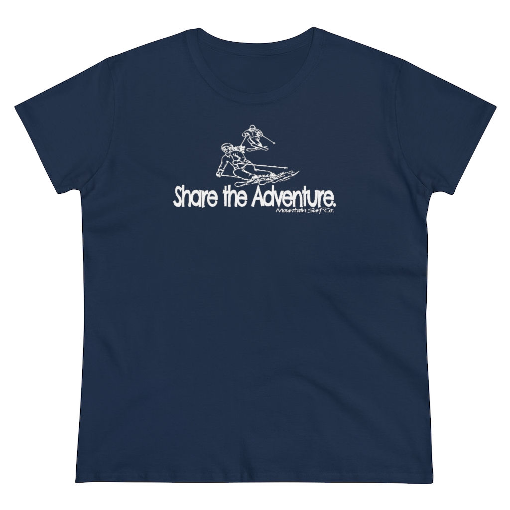 Share the Adventure - Ski  - Couple // Women’s T-shirt - Classic Fit