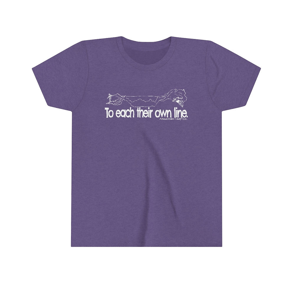To Each Their Own Line - Surf // Unisex Youth T-shirt