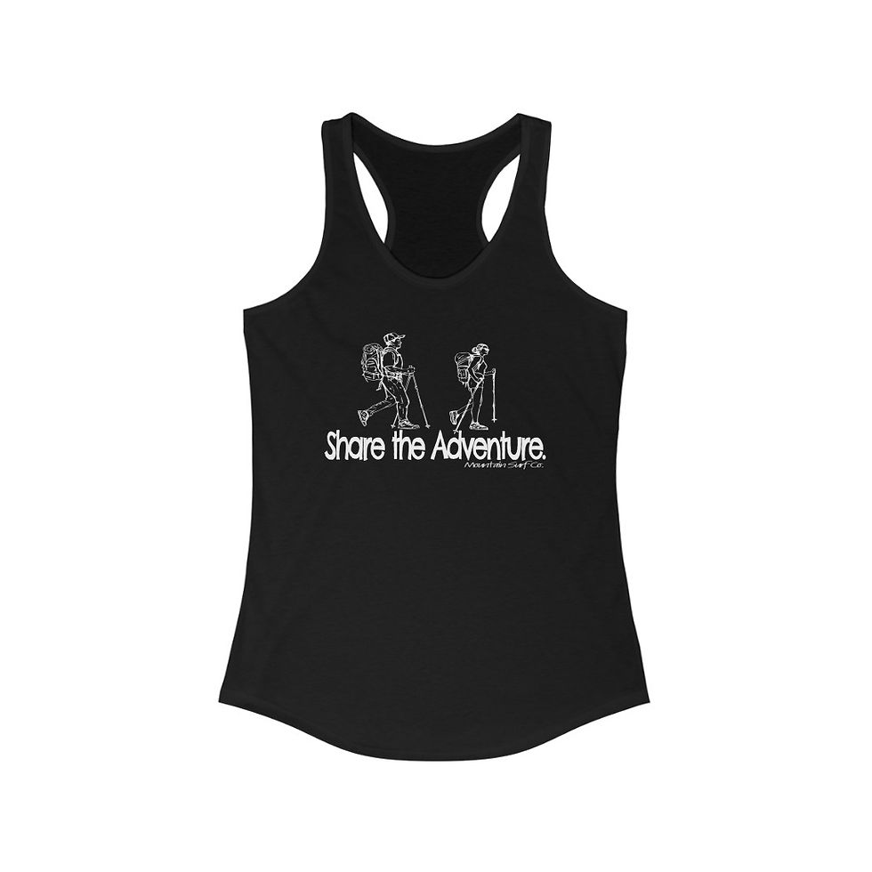 Thumbnail: Share the Adventure - Hiking Couple // Women’s Tank